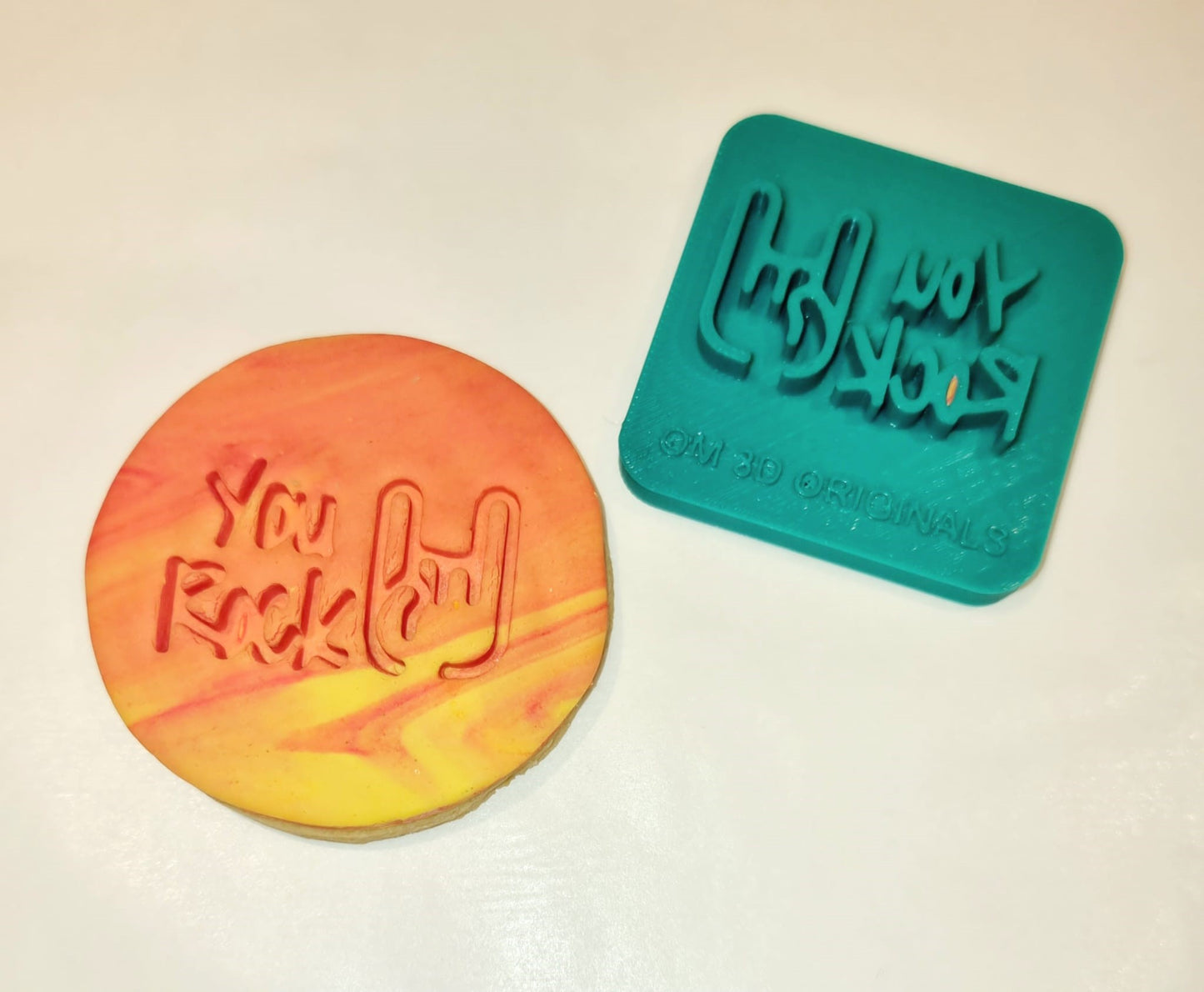 Embossing Stamp - You Rock