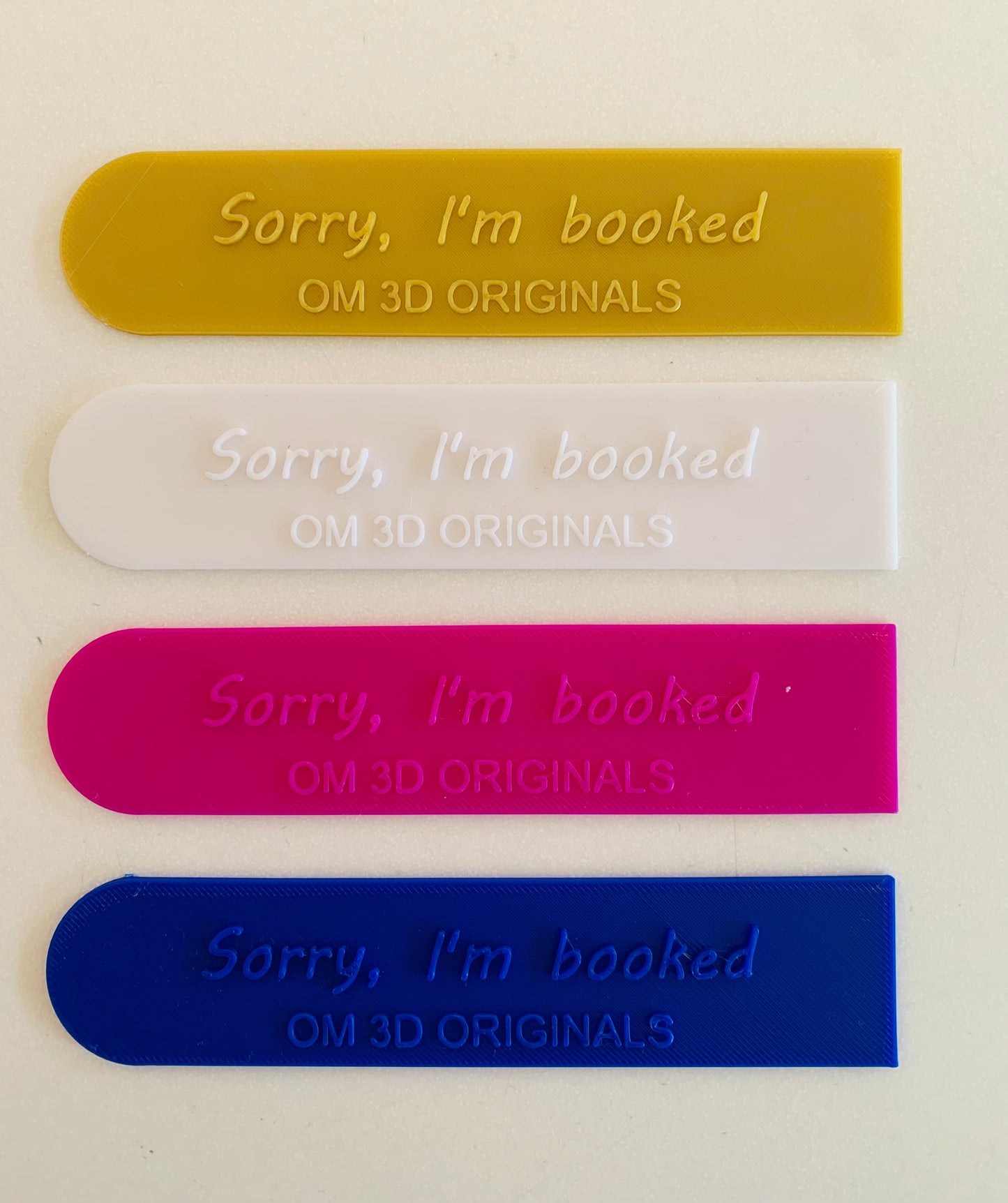Book Mark - Sorry, I’m booked