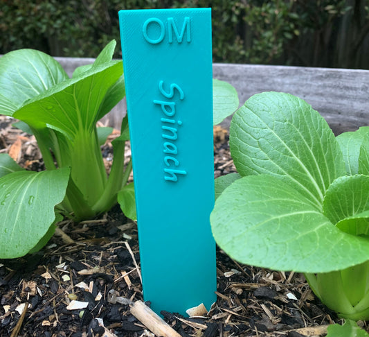 Garden Stake - Spinach