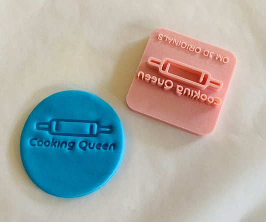 Embossing Stamp -  Cooking Queen