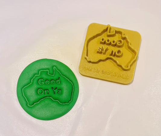 Aussie Themed Embossing Stamp -  Good On Ya